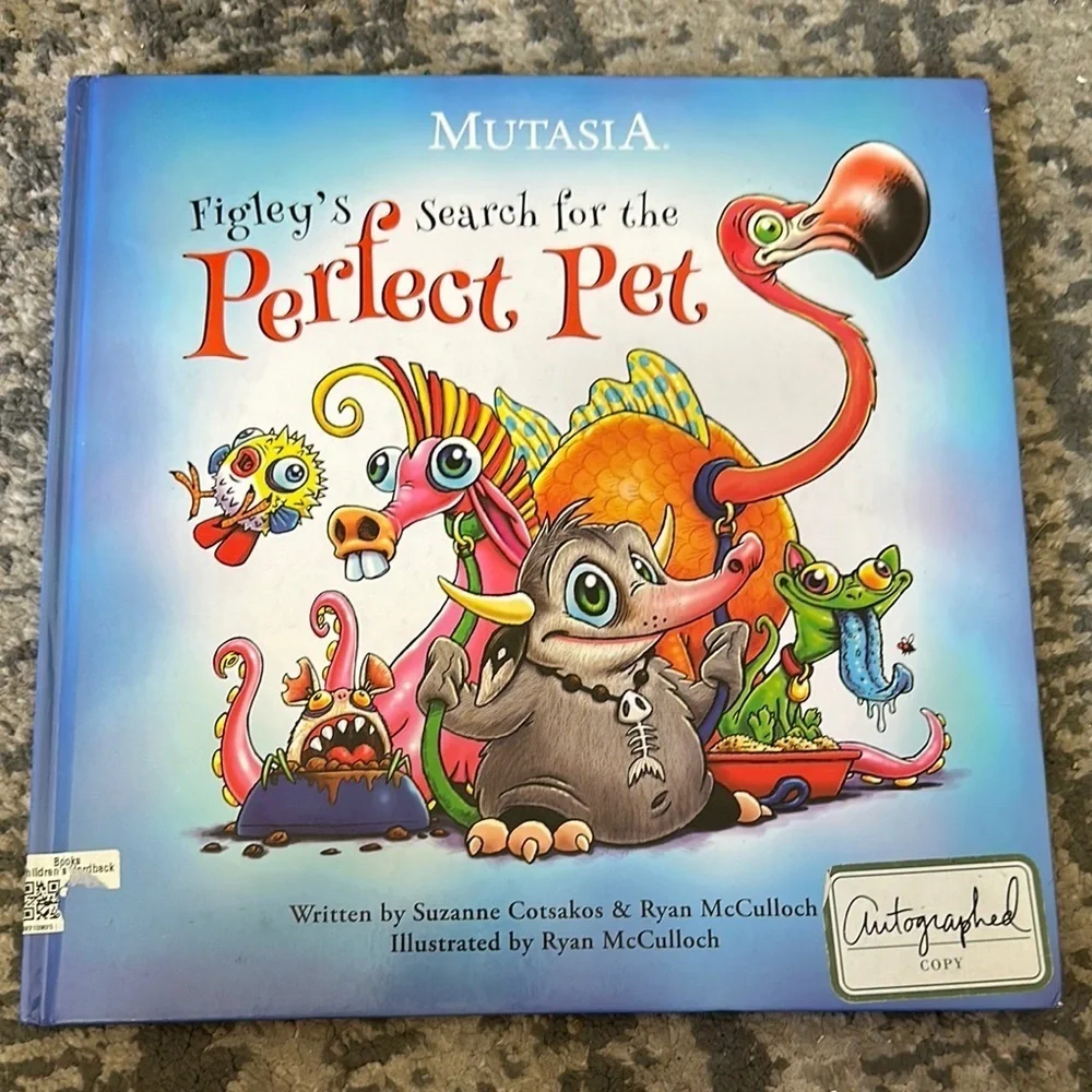 Figley's Search for the Perfect Pet Book - Blue Cover